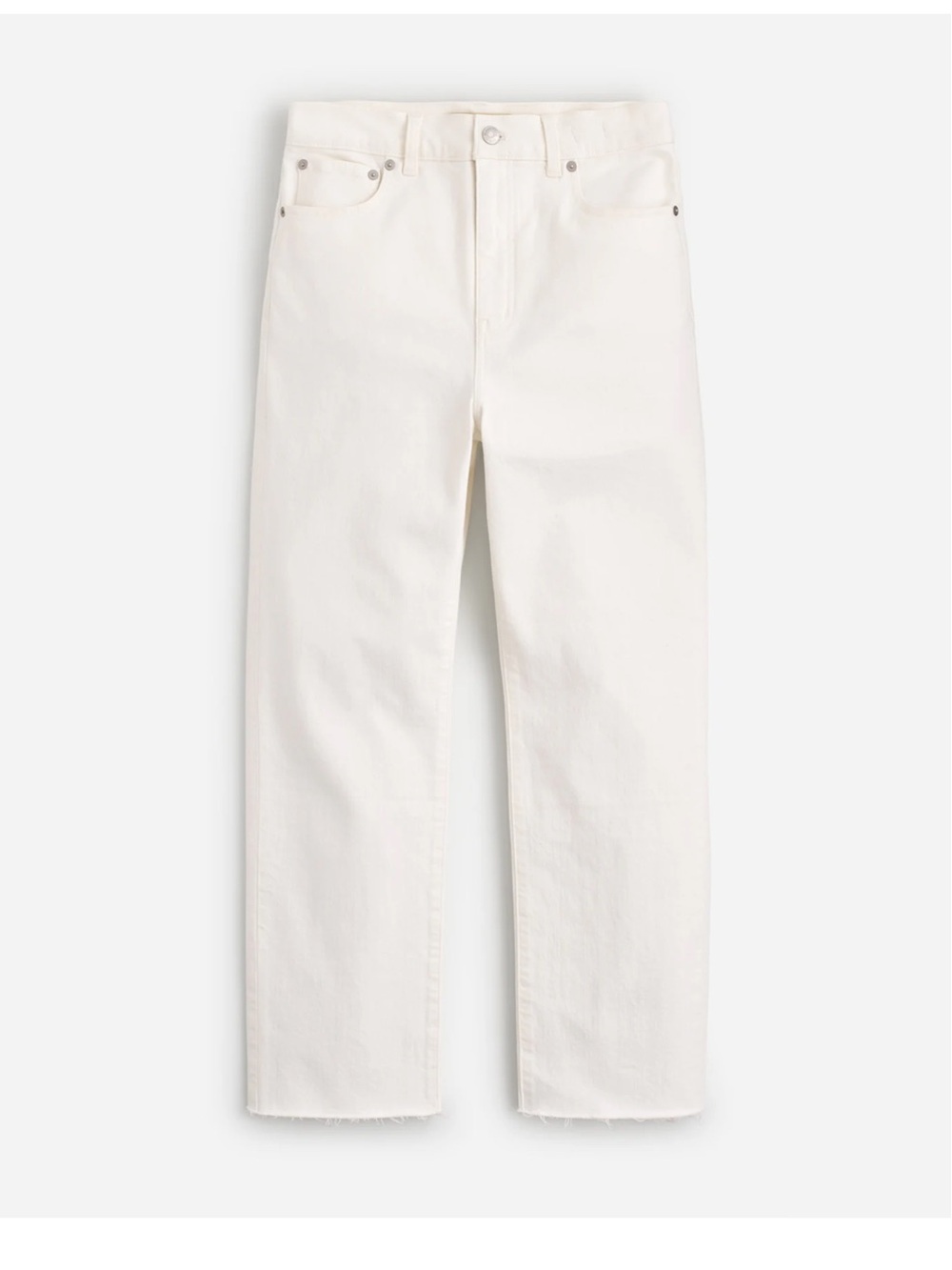 NWT Madewell The '90s Straight Crop Jean